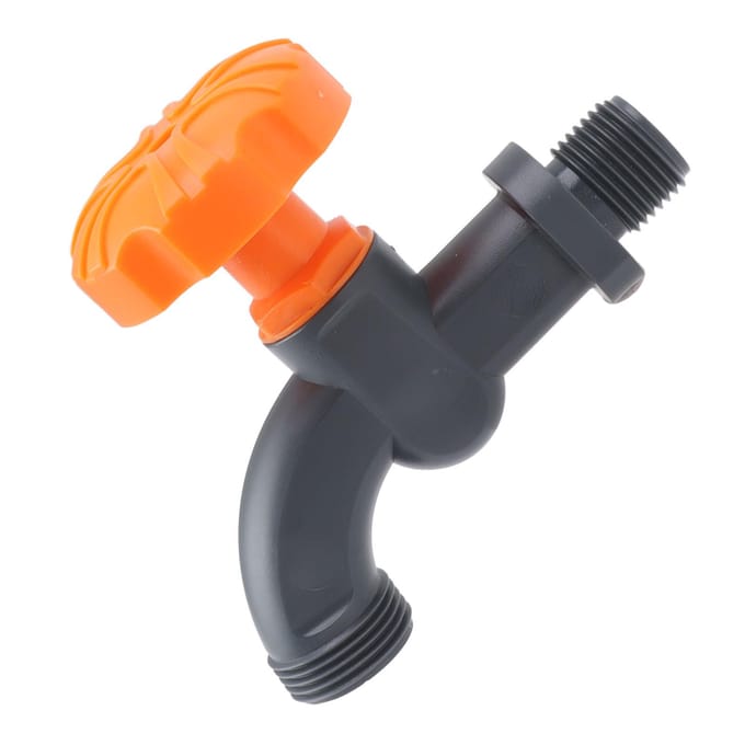 Kraan Multifunctioneel Plastic Staal Afdichtend Lekvrij Tuinslangkraan voor Aquarium Vissen orange