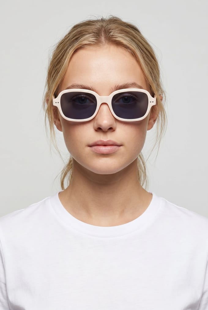 & Other Stories Keri Sunglasses White Maat: OS | Zonnebrillen Outlet | Dames | Wit
