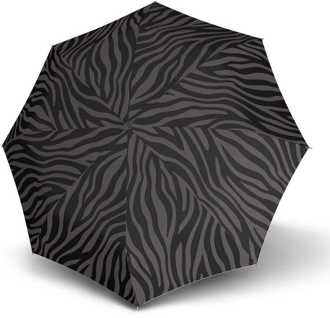Knirps paraplu A.200 Medium Duomatic Zebra Black zwart