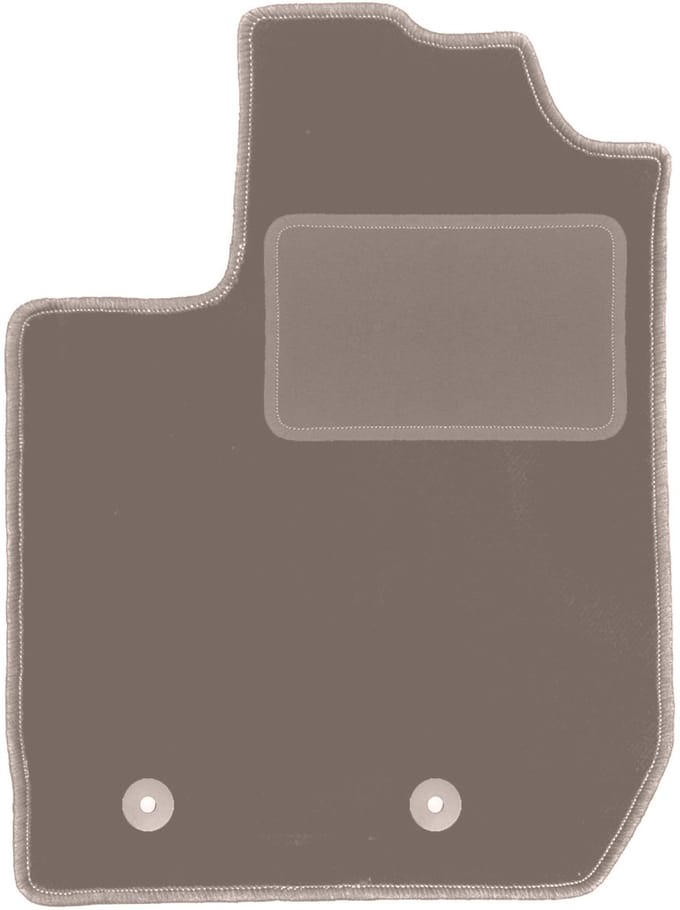 Beige bestuurdersmat voor: Dacia Duster II 2WD SUV (2018-)