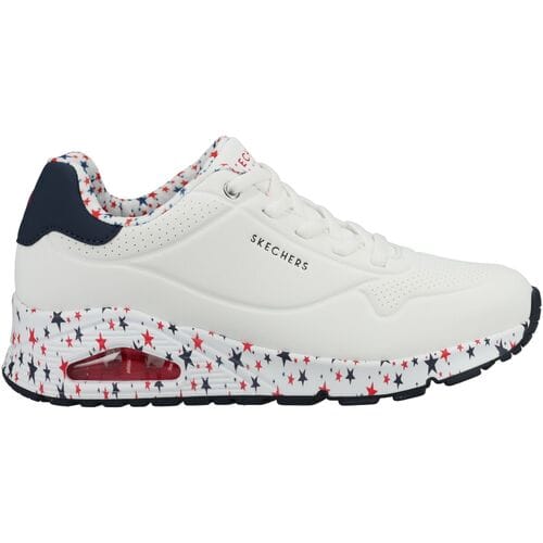 Skechers Dames UNO Free Stryde Sneakers 177008 WRDB Rood