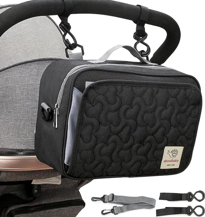 Multifunctionele Kinderwagen Organizer en Luiertas voor Essentiële Spullen