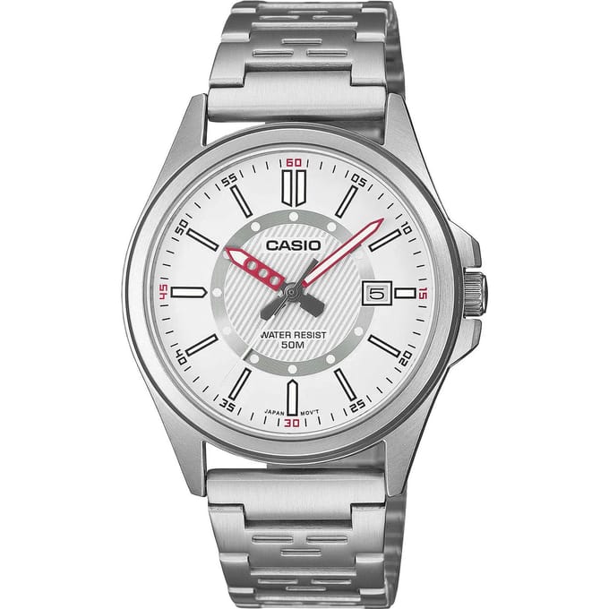 Casio Casio Collection MTP-E700D-7EVEF Horloge - Staal - Zilverkleurig - Ø 38 mm