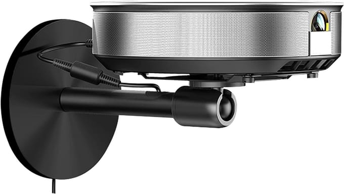 Projector Beugel - Plafondhouder Muurbeugel - Presentaties Ophangen - Uitschuifbare Lengte - Max 90cm Hoogte - Zwart