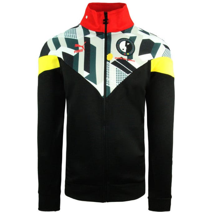 Puma Quatre Cent Quinze Duitsland Heren Zwart Track Jacket