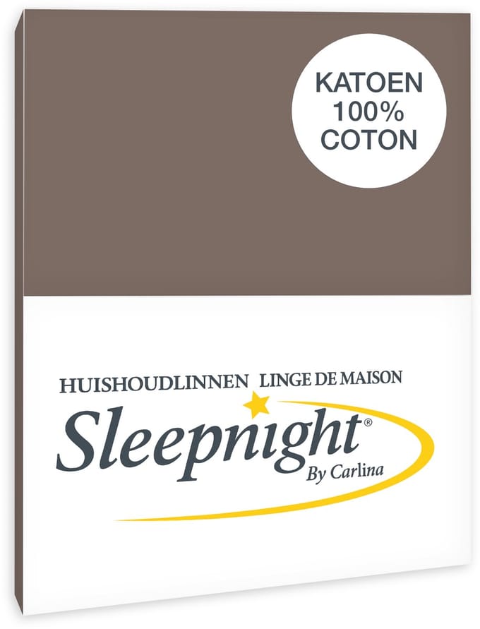 Sleepnight Kussensloop Katoen Taupe - 65 x 65 cm - [Taupe]