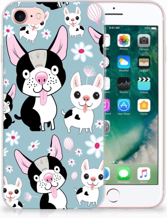 iPhone SE 2022 | SE 2020 | 8 | 7 TPU Hoesje Hondjes