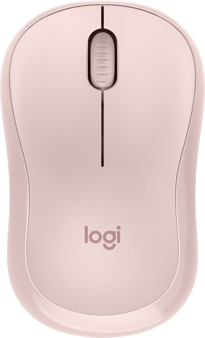 Logitech M240 Silent Bluetooth Mouse Rose - Muis - Optisch - 3 knoppen - Roze