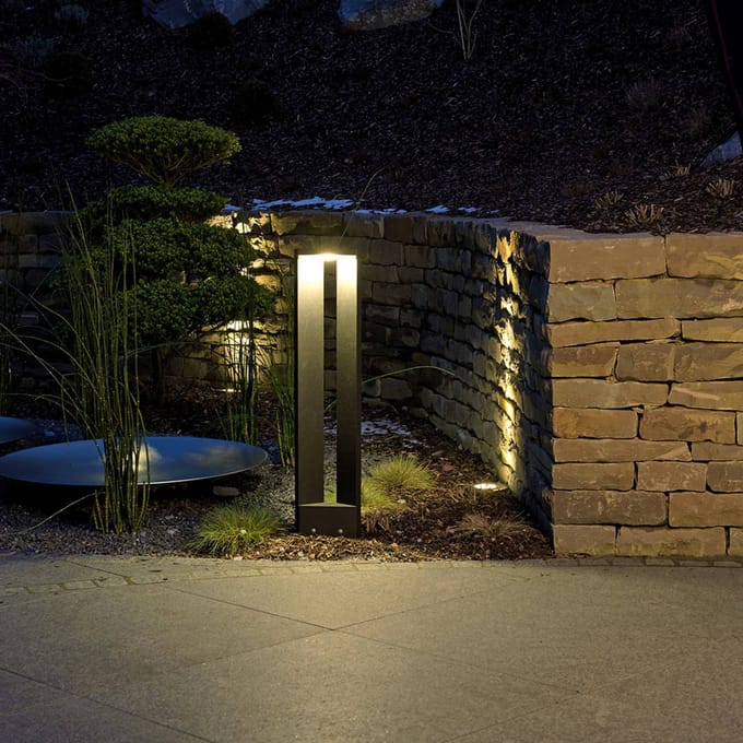 Albert Leuchten Driehoekige LED tuinpadverlichting Triana