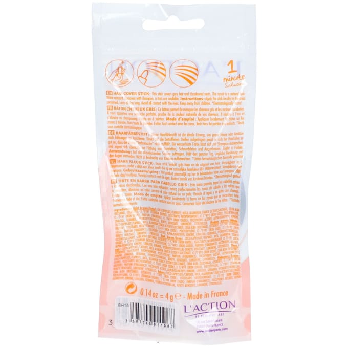 L'action Haarverf L'action hair cover stick medium bruin