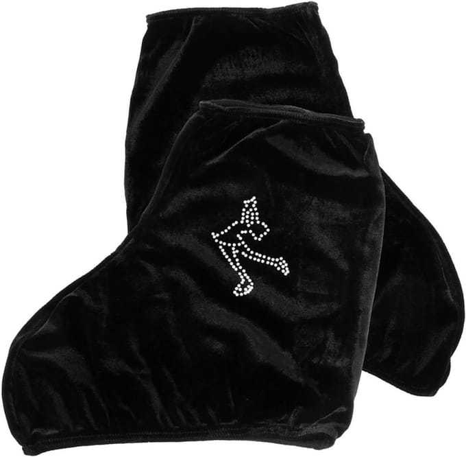 Schaatsbeschermers - Overschoenen - Schaatsen Beschermen - Elastisch Polyester - 21 x 16 cm - Zwart