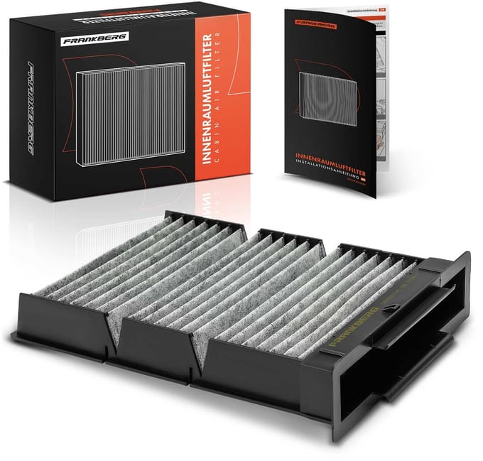 Frankberg 1x Interieurfilter Actieve kool voor Toyota Aygo B1 Peugeot