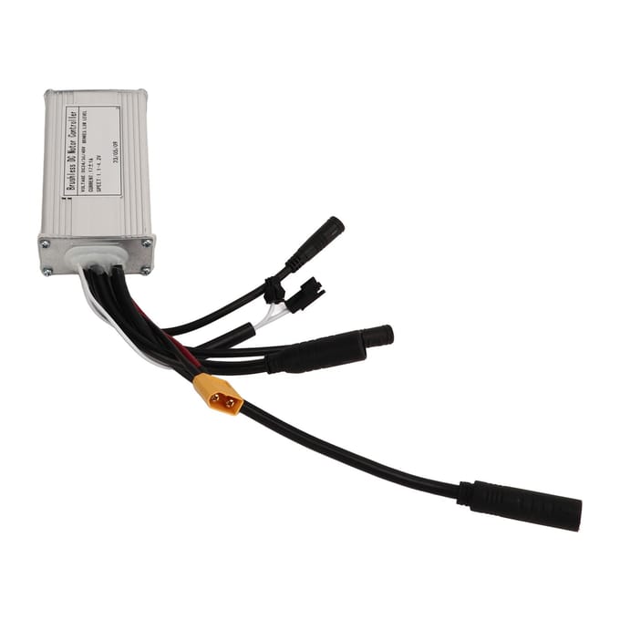 Contrôleur de moteur sans balais 24 V 36 V 48 V 17 A Contrôleur à onde sinusoïdale 3 modes avec connecteur étanche