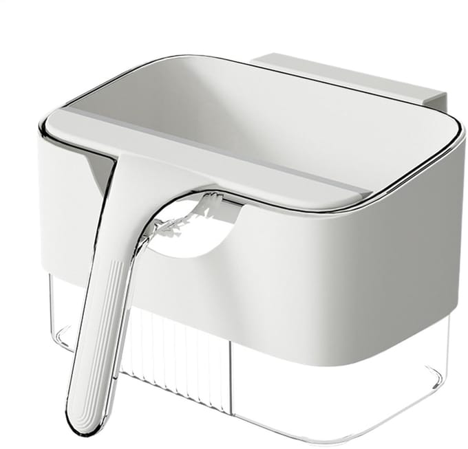 Keuken Compostbak - Voedselcontainer Afvalbak - Afval Scheiden - Monteerbare Binnenemmer - 25 x 14 x 145 cm - Grijs