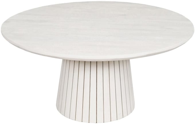 StarFurn Salontafel Solana Zand Mangohout 80cm