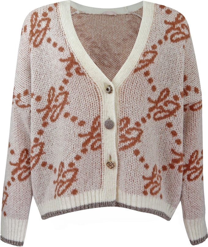 Liu Jo - bruin met creme vest - maat XL