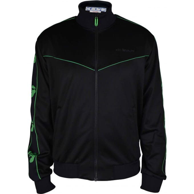 Gebroken wit gilet zwart