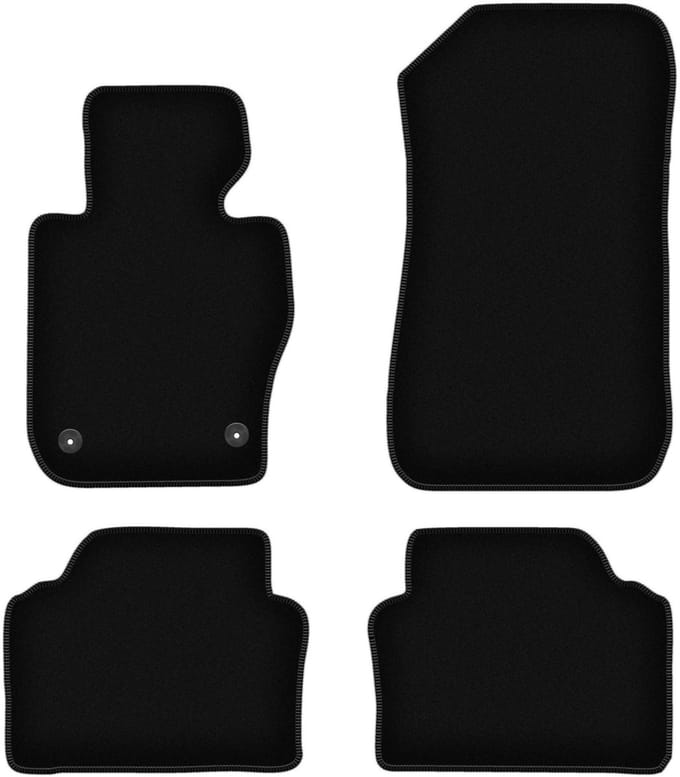 BASIC zwarte veloursmatten voor: BMW 3 E90 xDrive sedan (2004-2011)