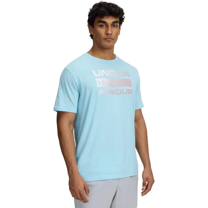 Under Armour Team Issue Wordmark T-shirt Met Korte Mouwen Blauw M / Regular Man