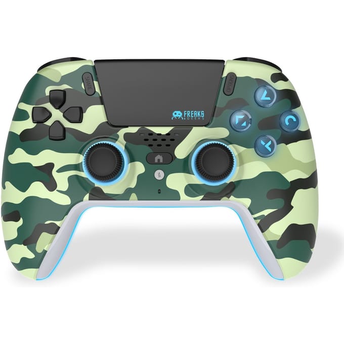 Freaks and Geeks Draadloze Controller - Hall Effect - Bewegingssensor - Vibratie - Green Camo - PS5