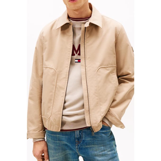 Tommy Hilfiger Ivy Jacket Coastal Taupe Größe: L | Leichte Jacken Outlet | Herren | Schwarz