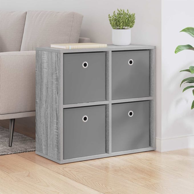 vidaXL - Dressoir - Grijs - Sonoma - 59,5 - x - 27 - x - 57 - cm
