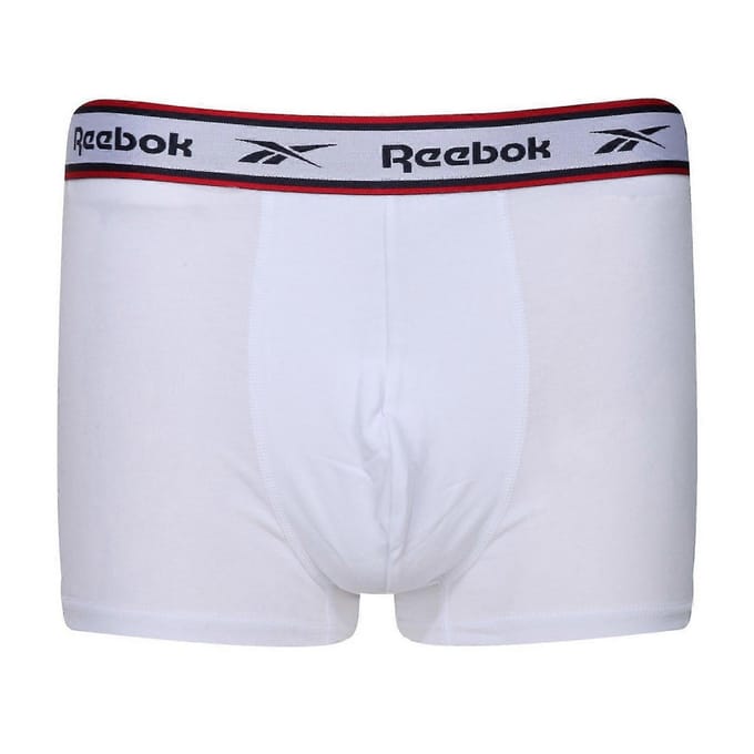 Reebok Heren Barlow zwembroek (Set van 3) (Zwart/Wit/Zwaar)