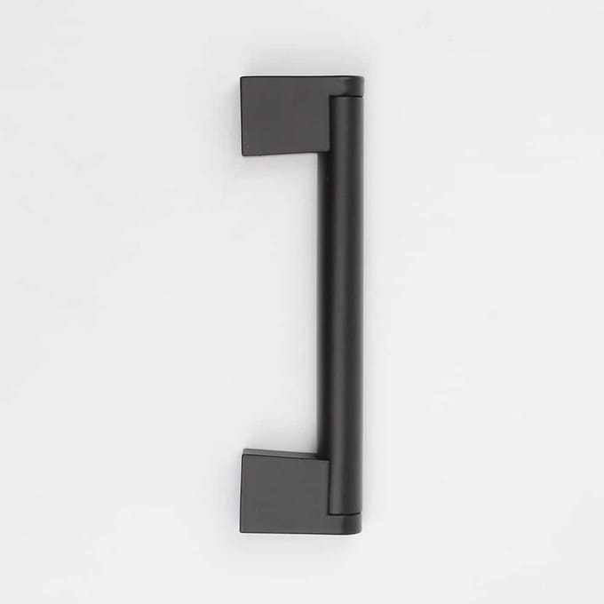 Deurgreep Luuk - zwart - 96 mm