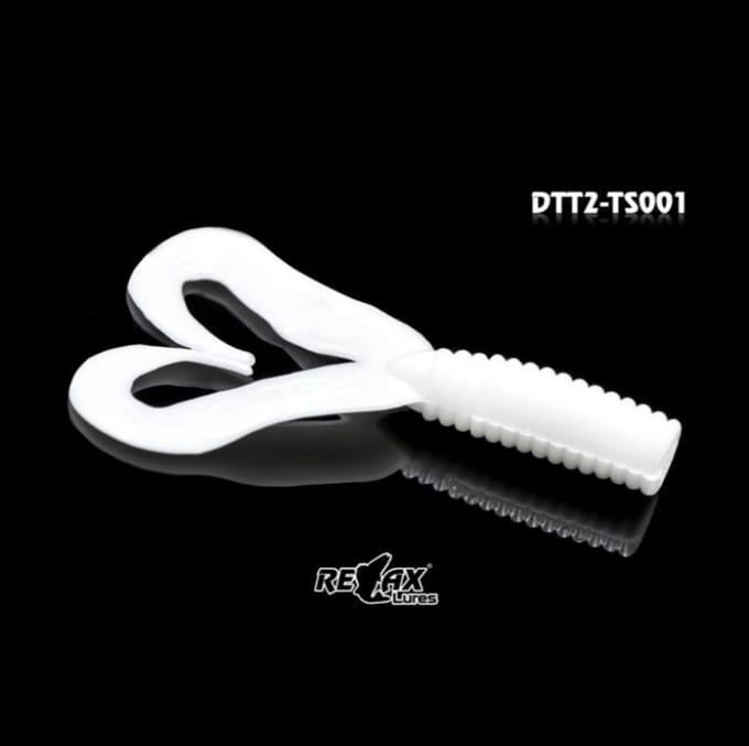 Relax Lures Twister DTT White (4.5cm)