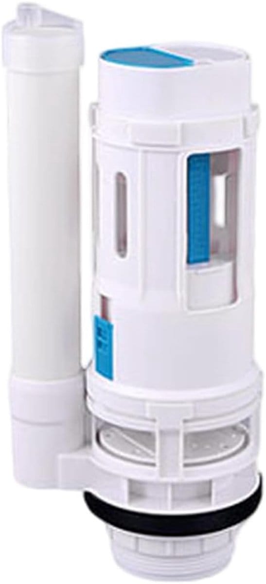 Dubbele spoelklep - Toilet reparatie - Water besparen - Dubbele knop ontwerp - 6-7.5 cm diameter - Wit