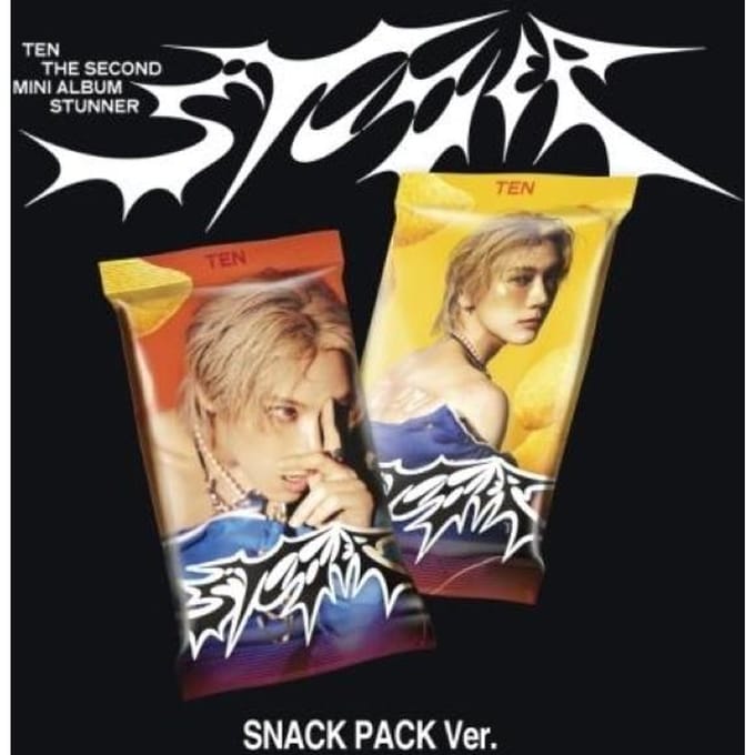 TEN - [STUNNER] 2e Mini Album Version QR SNACK PACK