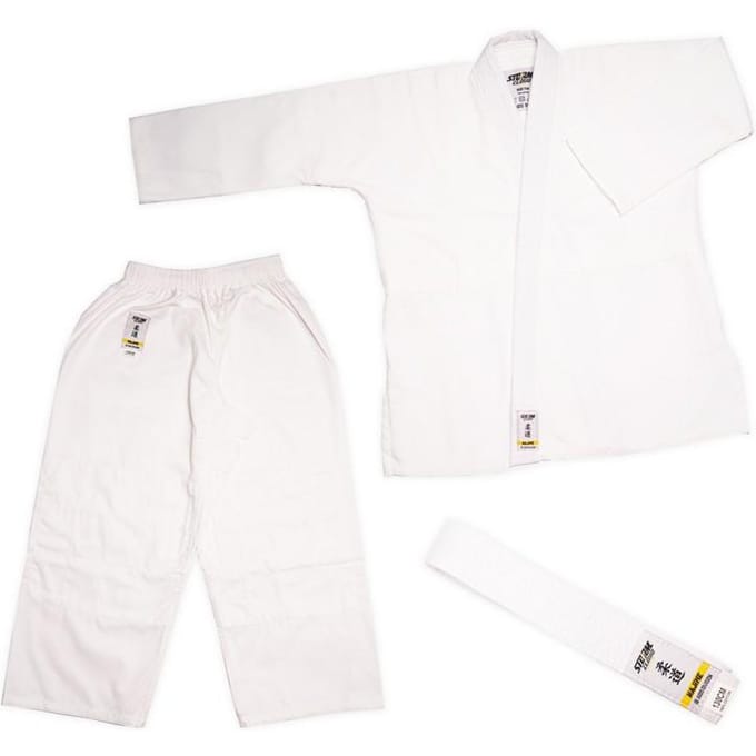 StormCloud Hajime Serie - Judogi voor Kinderen - Wit - Inclusief Witte Band