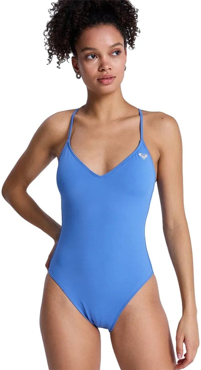 Roxy Sd Essentials Athletic Zwemkleding Blauw S Vrouw