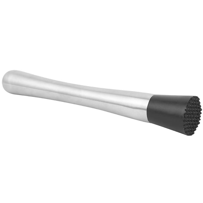 Roestvrij Staal IJsvermaler Staaf Mixer Shaker Cocktail Muddler Barware KeukengereedschapKorte Handgreep white