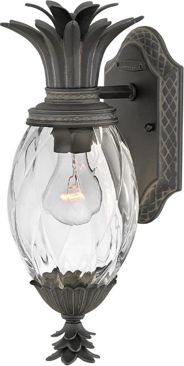 Hinkley LED Wand Buitenlamp Plantation | 1X E27 Max 40W | IP44 | Dimbaar | Museum Black
