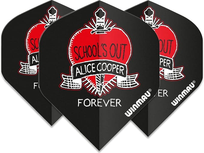 Winmau Rock Legends Alice Cooper Schools Out - Dart Flights