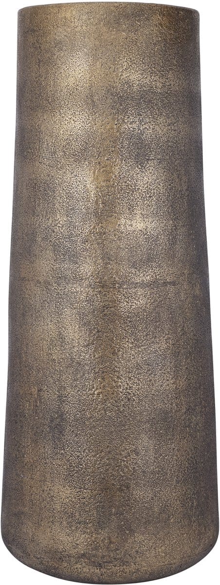 PTMD Kardine Antique Gold Alu Pot Dented Pattern High L