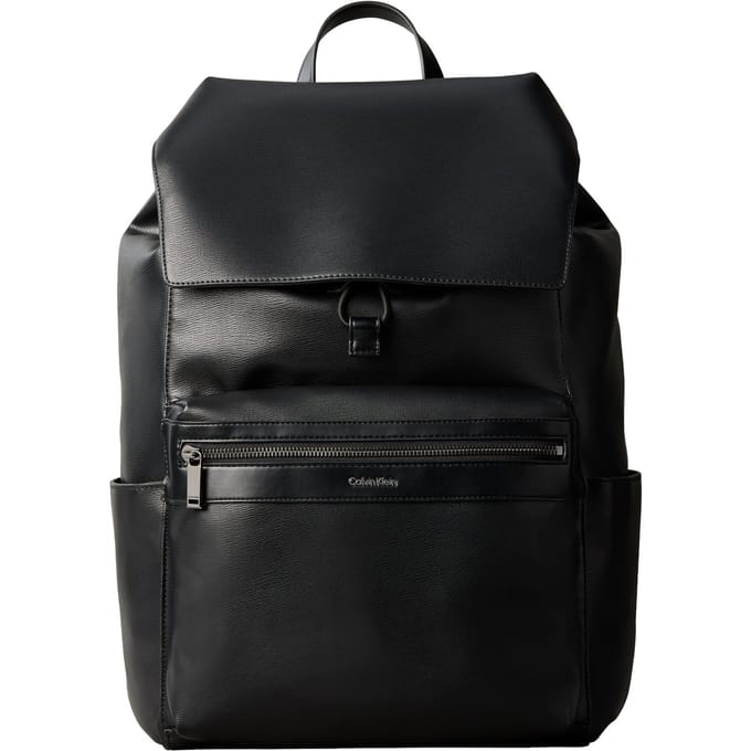 Calvin Klein Zip Flap Backpack Black Größe: OS | Rucksäcke Outlet | Herren | Schwarz
