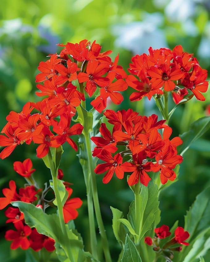 2 sets - Brandende Liefde Zaden Lychnis Chalcedonica Meerjarig