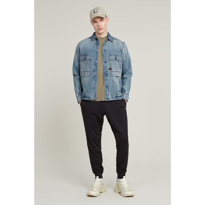 G-Star Mosa Overshirt Vintage Mine Dust Size: L | Denim Jackets Outlet | Heren |