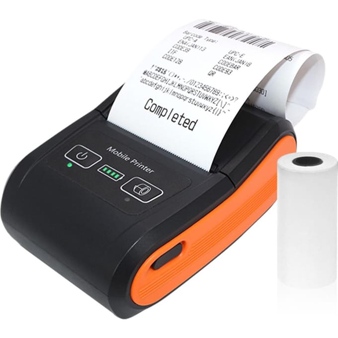 Draagbare Bonprinter 58mm Mini Thermisch Printen Draadloze BT USB-verbinding 203dpi Mobiel veelkleurig