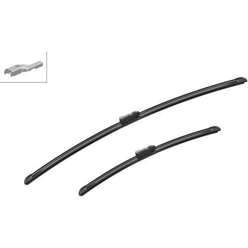Wisserblad BOSCH Aerotwin 3 397 014 027, 700/450mm, Voor, 2 Stuk