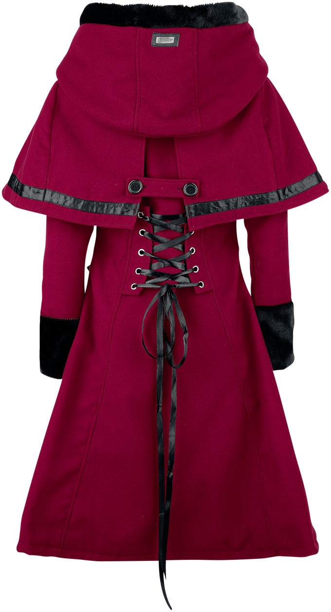 Vixxsin Winterjas - Elena Coat - S tot 4XL - voor Vrouwen - rood