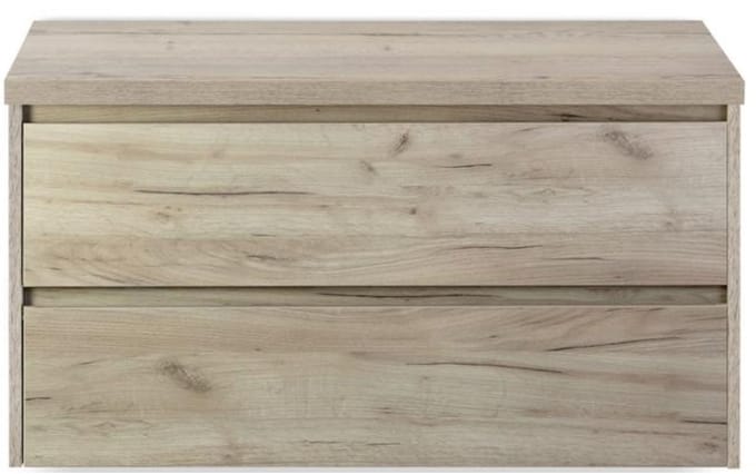 Dante Badmeubelset 100 cm - Craft Oak - Wastafelbovenblad