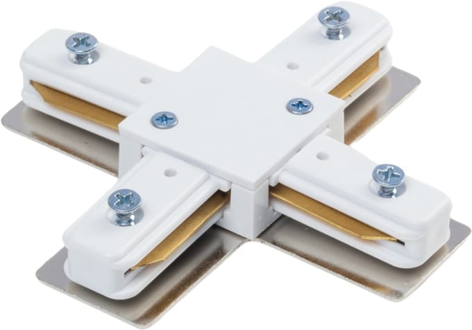 Qub X-Koppelstuk - Wit - 1-fase Railverlichting