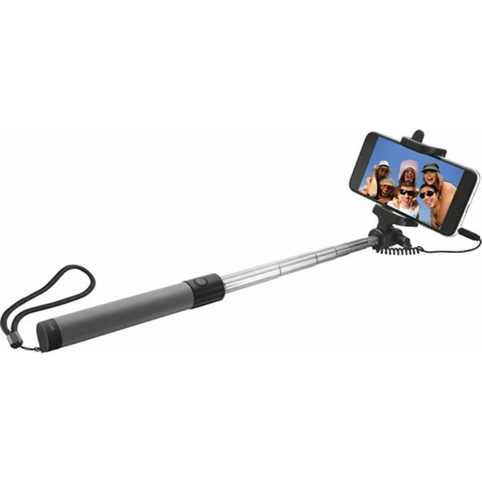 Trust Urban - Opvouwbare Selfie Stick - Zwart