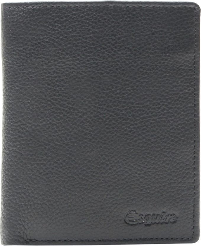 Esquire Leren Portemonnee Primavera Wallet Black Zwart