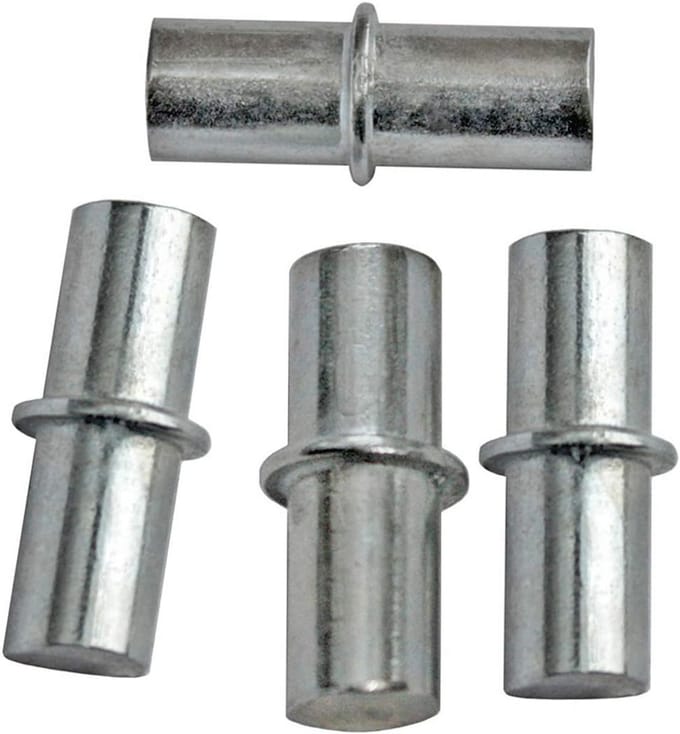 50x Verzinkte Plankdragers 5 x 16 mm voor Plankenbevestiging