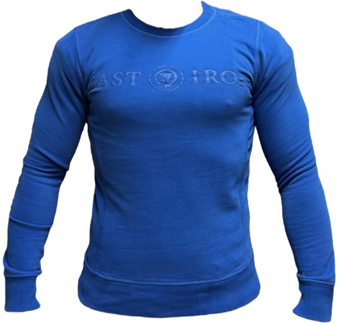 Cast Iron - Trui - Blauw - Maat S
