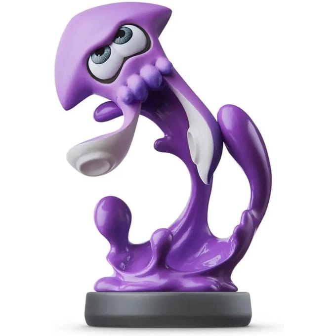 Beeldje Nintendo Amiibo Splatoon Calamar Inkling Violet Neon /4